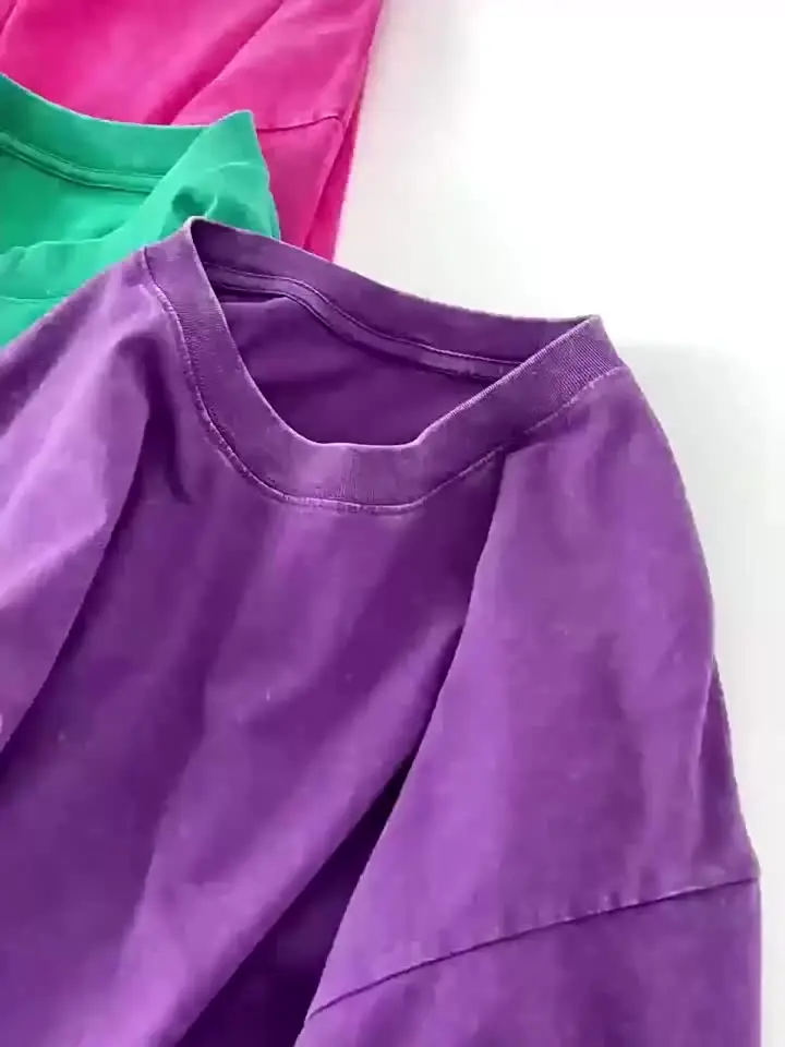 꽃 꽃무늬 식물 프린트 워싱 티셔츠 여성용 면 반팔 탑 레트로 O넥 오버사이즈 티셔츠 여름 옷