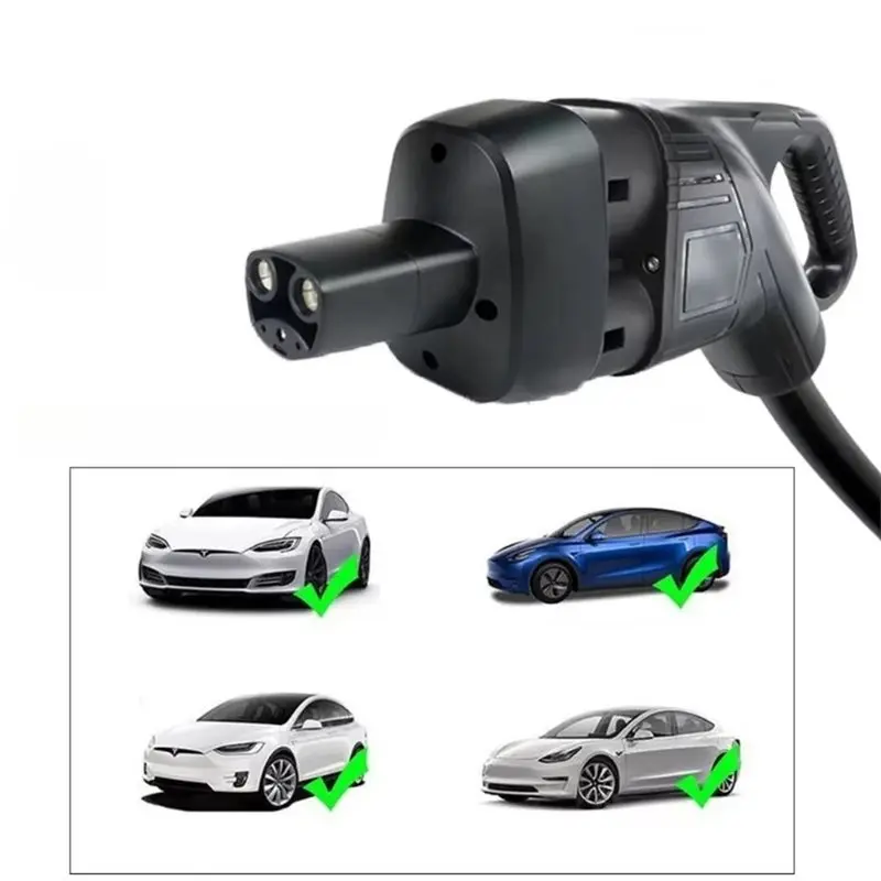 CYL-CCS2 To NACS Converter DC & AC 2-In-1 Adapter 250Kw For Tesla All Models Max Current 250V 32A EV Charging Cable
