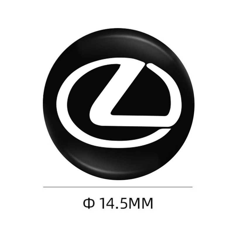 2/4 قطعة قفل باب السيارة ثقب المفتاح مكافحة حجب حماية ملصقات لكزس IS250 IS200 CT200h GS300 LS430 RX450h LX570 IS300 ES300