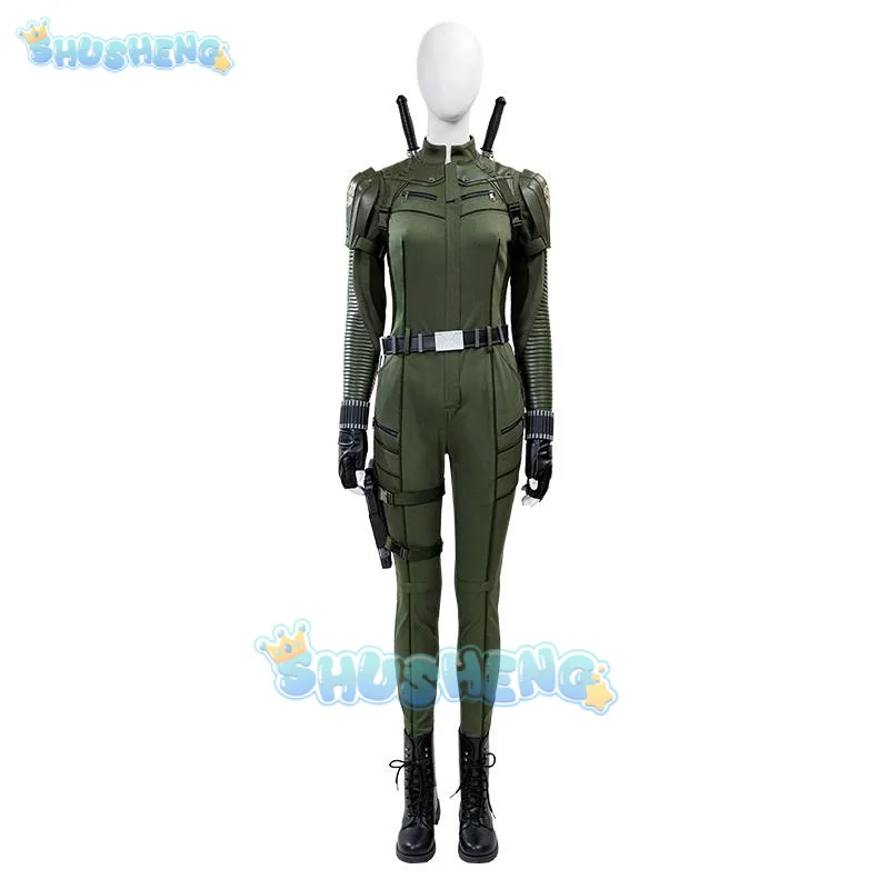 أزياء Thunderbolts Black Widow Yelena التأثيرية أزياء الهالوين كرنفال حفلة عيد الميلاد لعب الأدوار ملابس للنساء