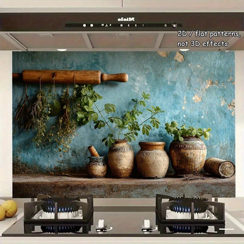 Настенные наклейки в ретро-сти – обзор и цена Interior Design Kitchen Modern