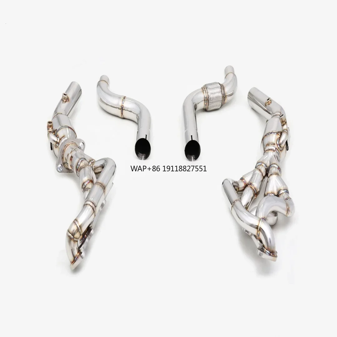 Custom Designed 304 Manifold Headers for Enhanced Performance Exhaust Pipes Mirror Polished 1.5mm Thick Made