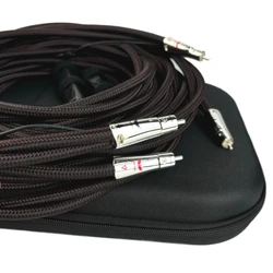 Hi-end FireBird RCA Cable PSS Sterling Silver Mythical Creature HiFi Audio Interconnect Line with Box