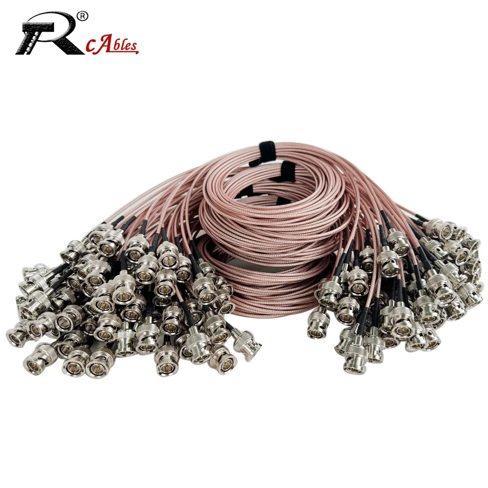 1PC  BNC Male Right Angle to BNC Male Plug Connector RF Coaxial RG179 Cable 75Ohm Video Camera SDI Camcorder HD-SDI/3G-SDI/4K/8K