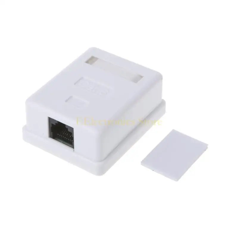 B03C CAT6 RJ45 Keystone Jacks Perfil, Ethernet Desktop Conector