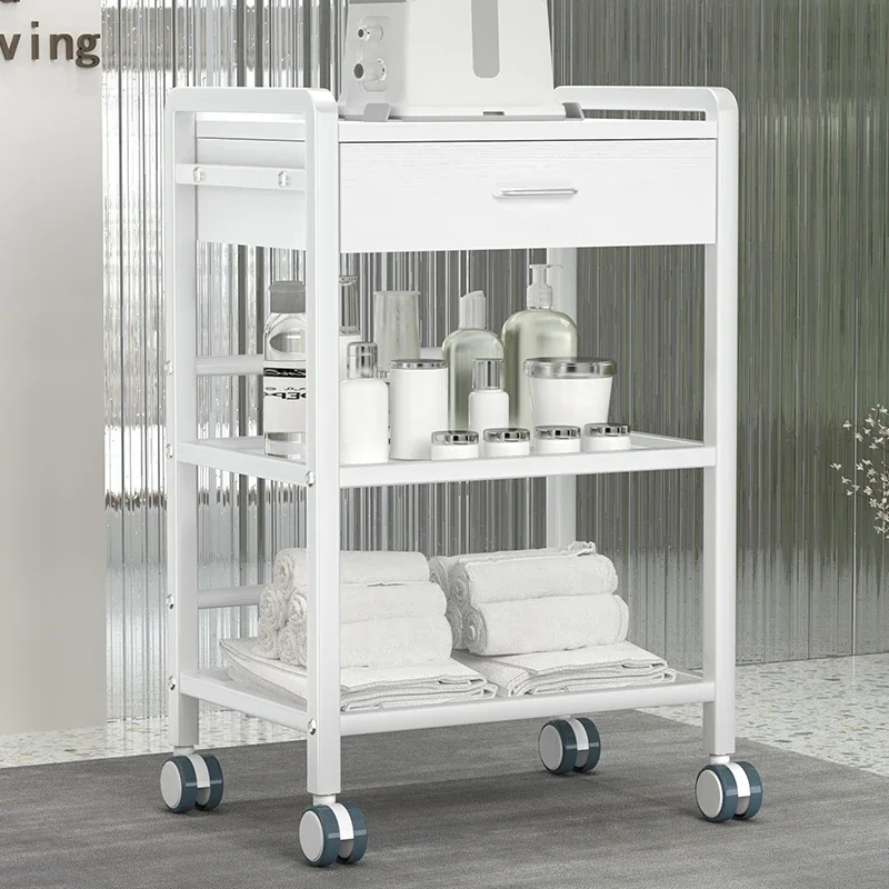 

Tool Rolling Cart Salon Trolley Manicure Beauty Medical Salon Trolley Cosmetic Storage Chariot Coiffure Beauty Furniture BLST