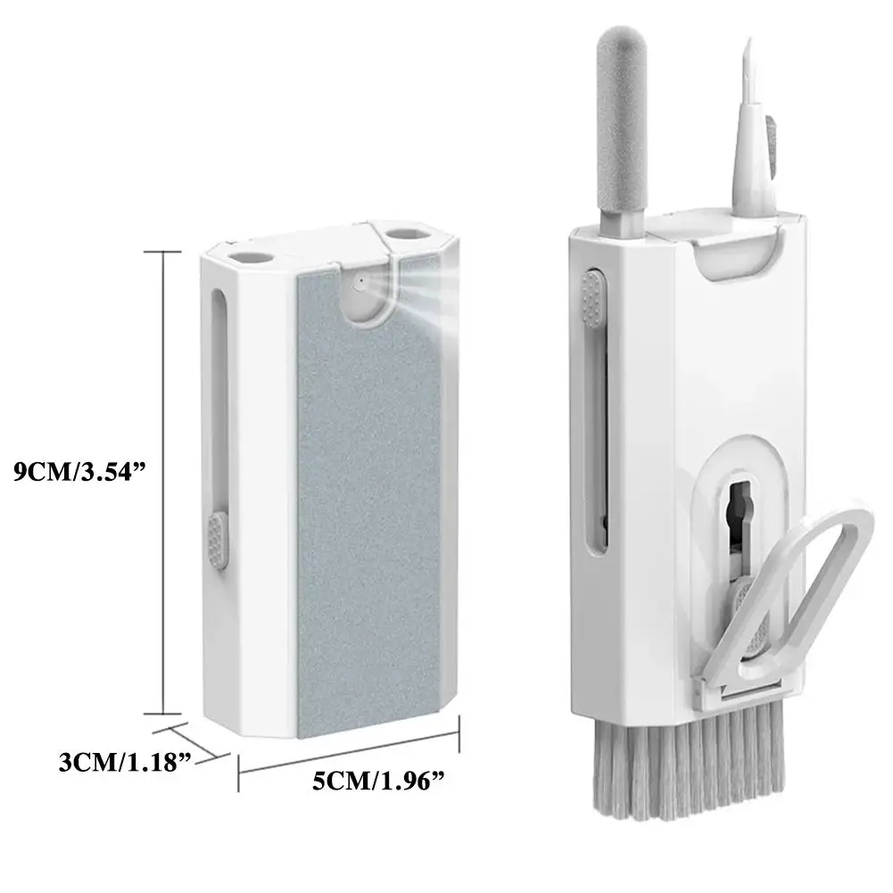 8 In 1 Cleaning Kit Computer Keyboard Cleaner Brush Earphones Cleaning Pen For AirPods IPhone IPad Cleaning Tools Keycap Puller