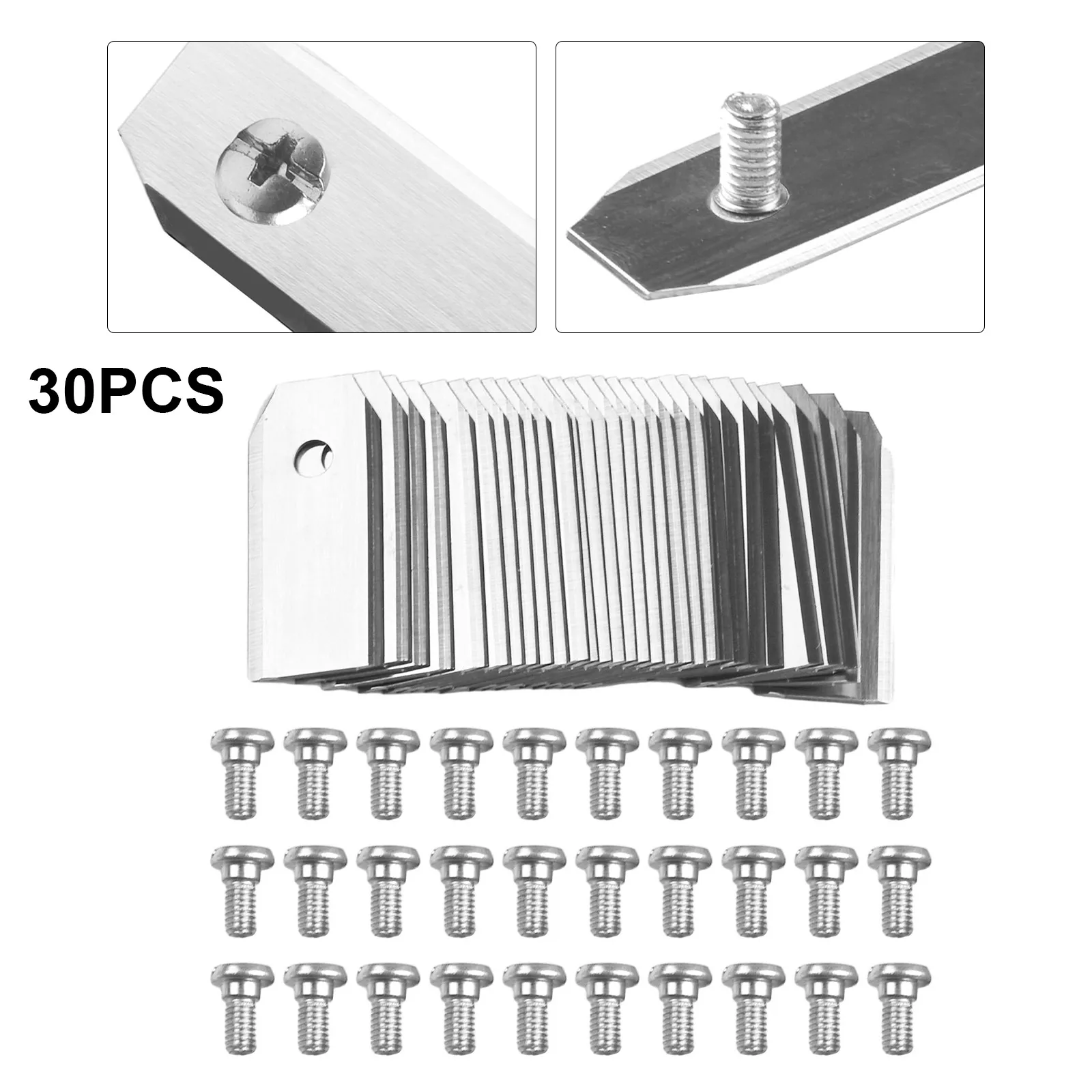 Long Lasting and Efficient 43mm Replacement Blade for Robotic Lawnmower Stainless Steel with Titanium Coating