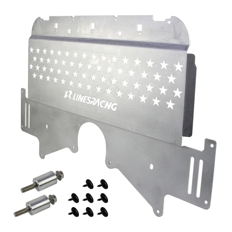 

LR Oil Cooler Skid Plate For BMW G80 G82 M3 M4 G87 M2 2021-2024 S58 Engine powered G Series Aluminum Silver/Black