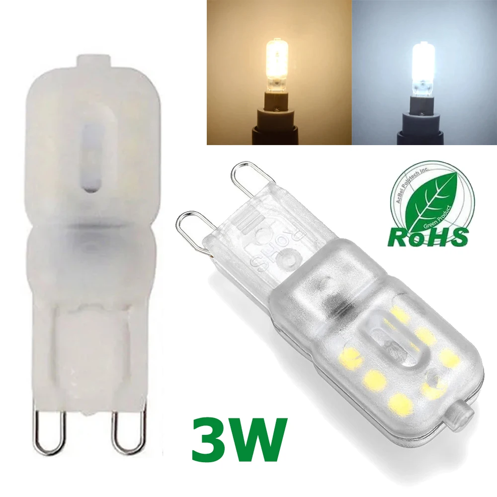 Mini G9 Led Corn Bulb 3W 110V 220V 240V Lamp 14Leds Pc Shell 360 Beam Lampada 2835Smd Chip Energy Saving Light 3000K-6500K