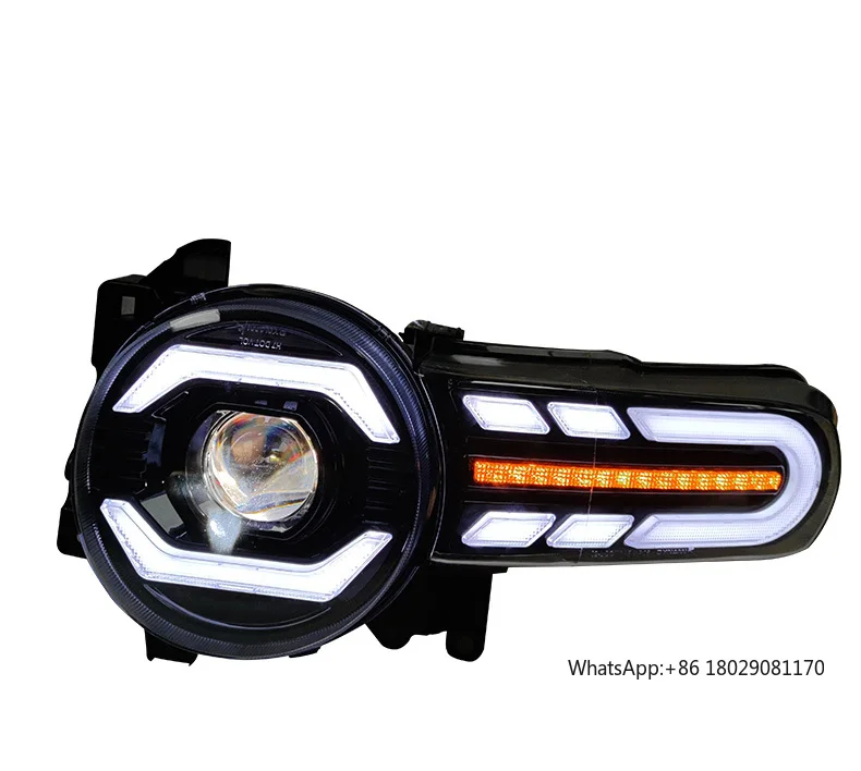 

Retrofit Full LED DRL Streamer turn signal headlight Suitable for 2007-2020 Toyota FJ Cruiser Headlight Assembly