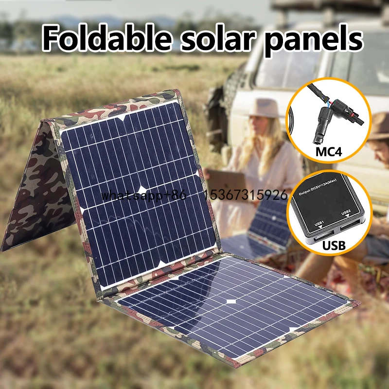 

800W Solar Panel Kit Complete Camping Foldable Solar Power Station MPPT Portable Generator Charger 18V for Car Boat Caravan Camp