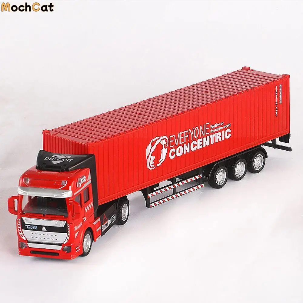 

Fashion Alloy Transport Vehicle Toy Plastic Model Vehicle Toy Large Truck Toy Container Transport Truck Toy Educational Toy