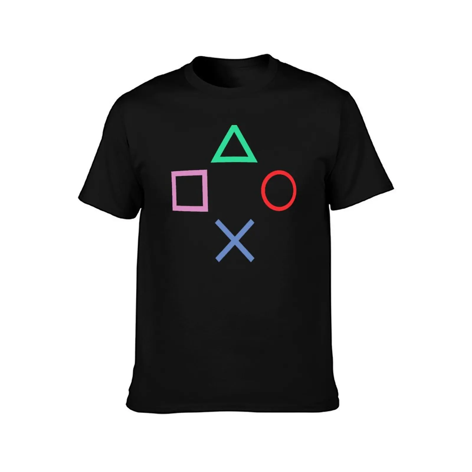 Playstation Buttons Logo PS1 PSX PS2 PS3 PS4 PS5 T-Shirt summer shirt summer tops funny t shirts for men