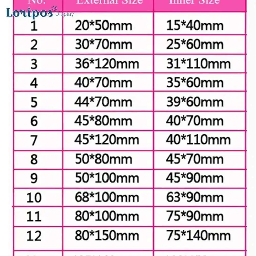حقيبة حامل مكان البطاقة ذاتية اللصق من البلاستيك الصلب شفافة #3