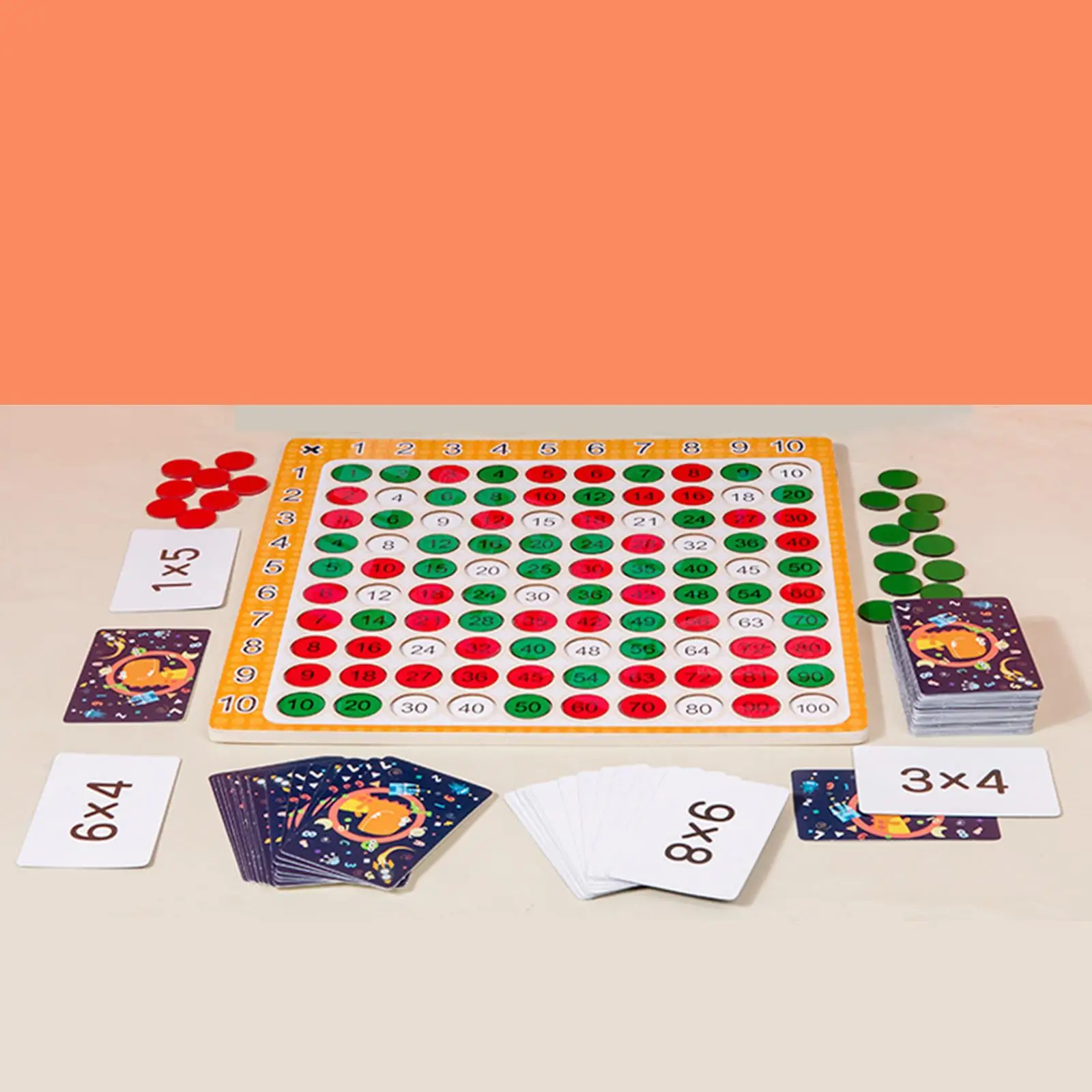 99 Tabela de Multiplicação Brinquedo de Matemática Auxiliares de Ensino Aritmético Jogo de Tabuleiro Mesa de Matemática