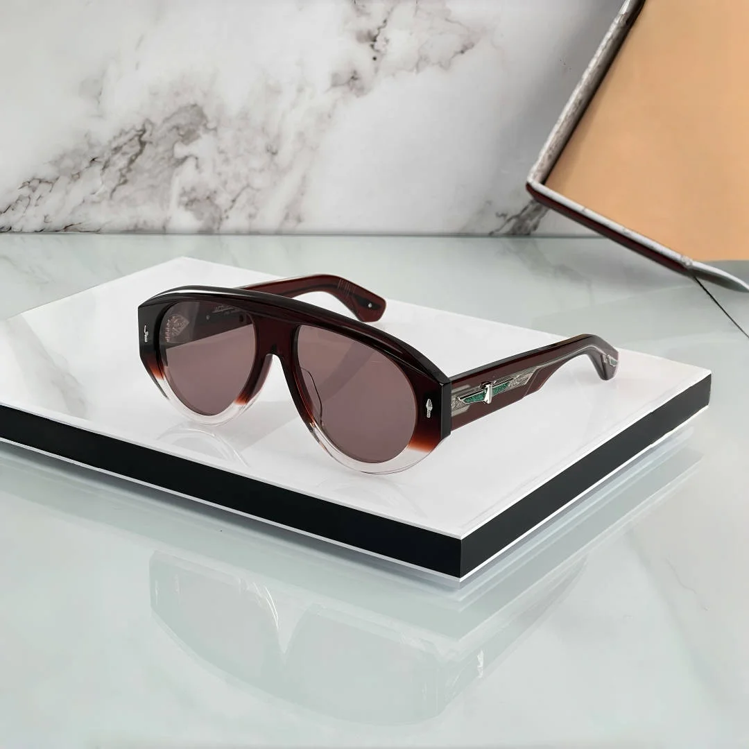 

JMM BANDIT Luxury Aviator Sunglasses Oversized Lens Japanese Handmade UV400 Fashion Eyewear for Men and Women WIth Box