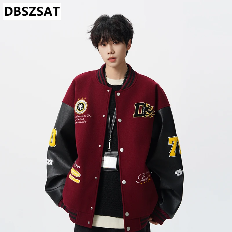 2029  Spring/Summer New Model Heavy Industry Embroidered Tough Guy Jacket MA1 Pilot Jacket Men's Aviation Jacket Asian size