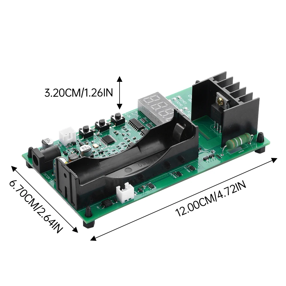 LED Digital Display Electronic Load Charging Discharging Tester 18650 Lithium Battery Capacity Tester Voltage Current Meter