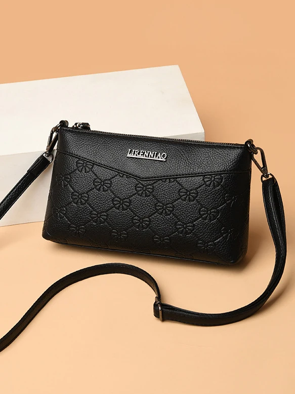 

Trendy Korean Sle Soft Leather Crossbody Bag for Middle-Aged Women Faionable Multi-Functional Handbag oulder Bag