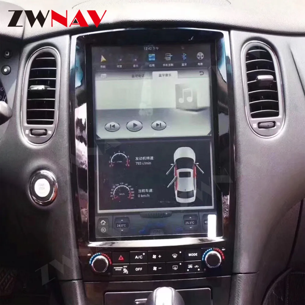 Tesa- Screen Android Car Multimedia For Infiniti QX50 EX25 EX35 2009 2010 2011 2012 2013 2014 2015 2016 2017 2018 2019 GPS Radio