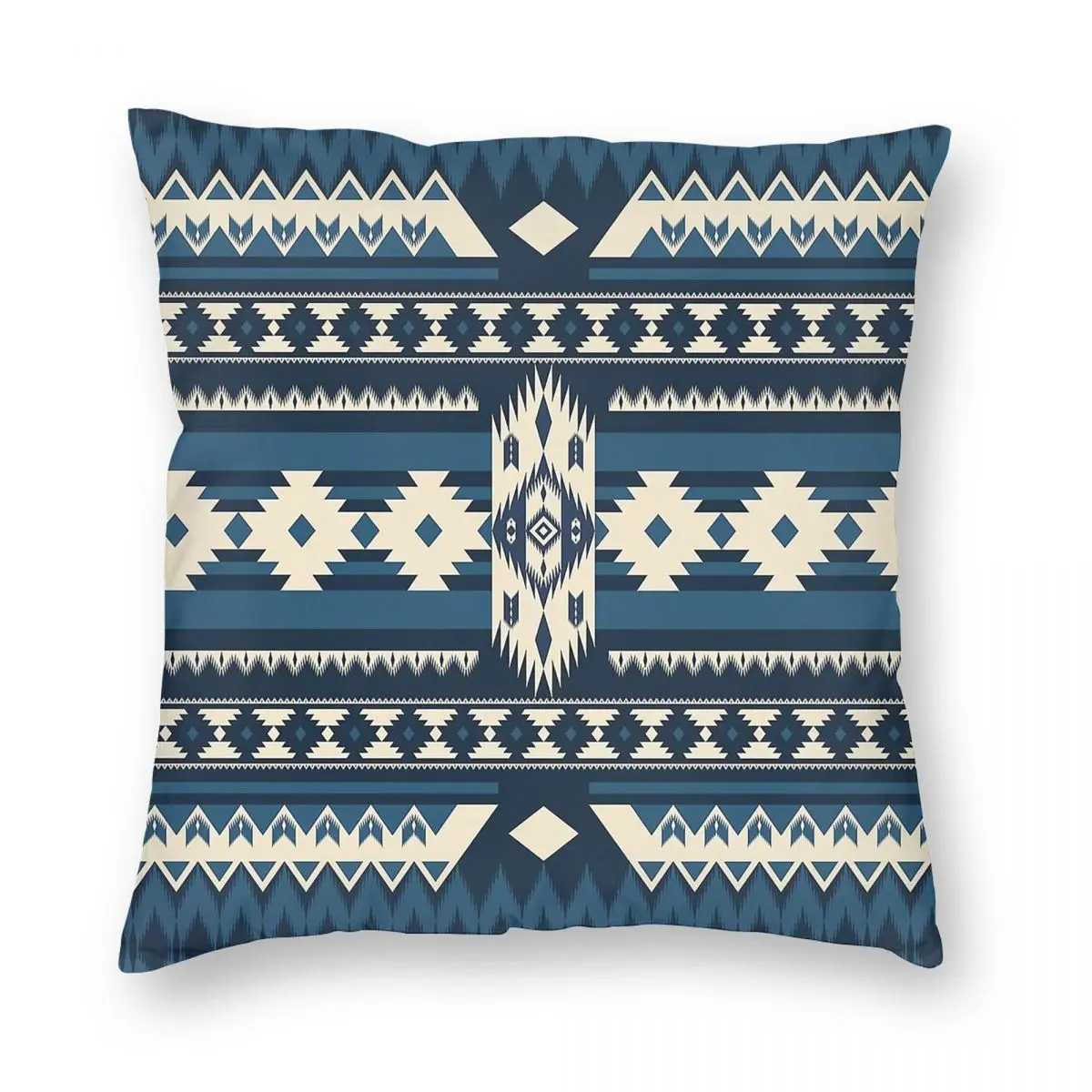 Aztec هندسية المخدة البوليستر نمط البريدي وسادة للديكور القضية أريكة مقعد وسادة القضية #3