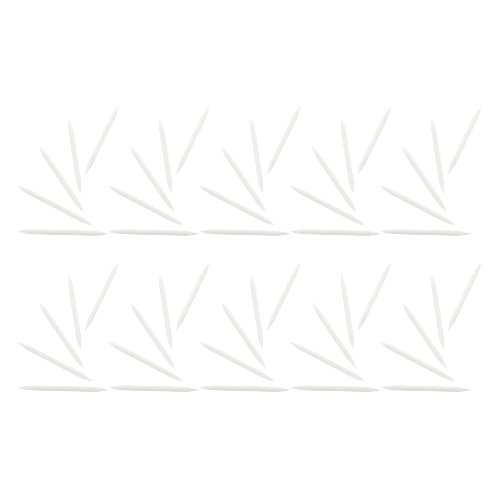 

50pcs Eyeliner Replacement Brush Head Soft Silica Gel Makeup Applicator Tool Precision Longlasting Fit Various Styles