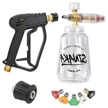 고압 세척 물총, 전문 전기 고압 와셔, Karcher/Bosch/Lavor용, 4000psi, M22 G1/4