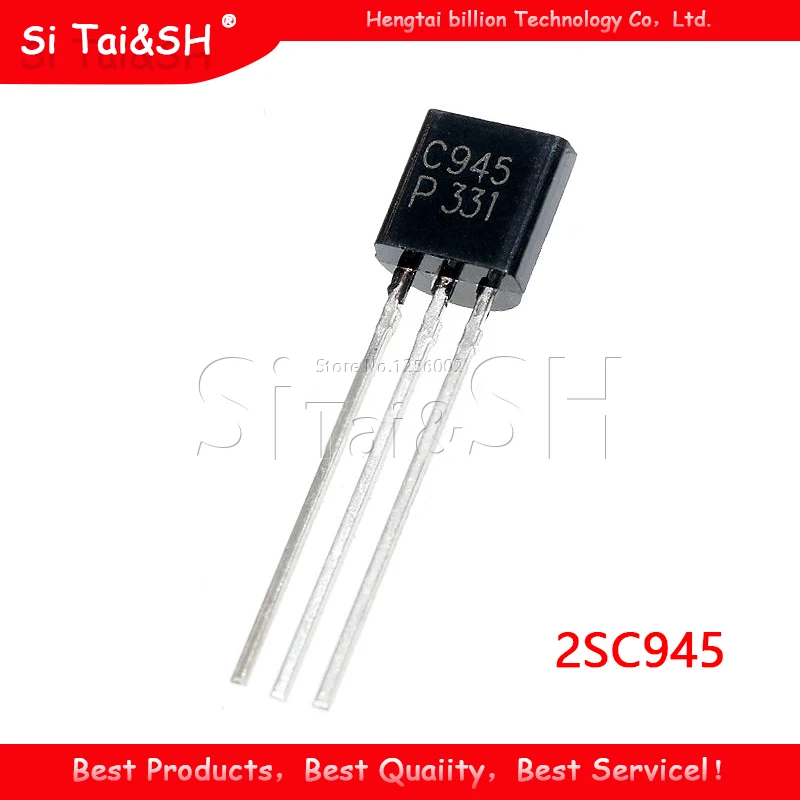 100pcs C945 2SC945 0.15A 50V NPN in-line triode transistor TO-92