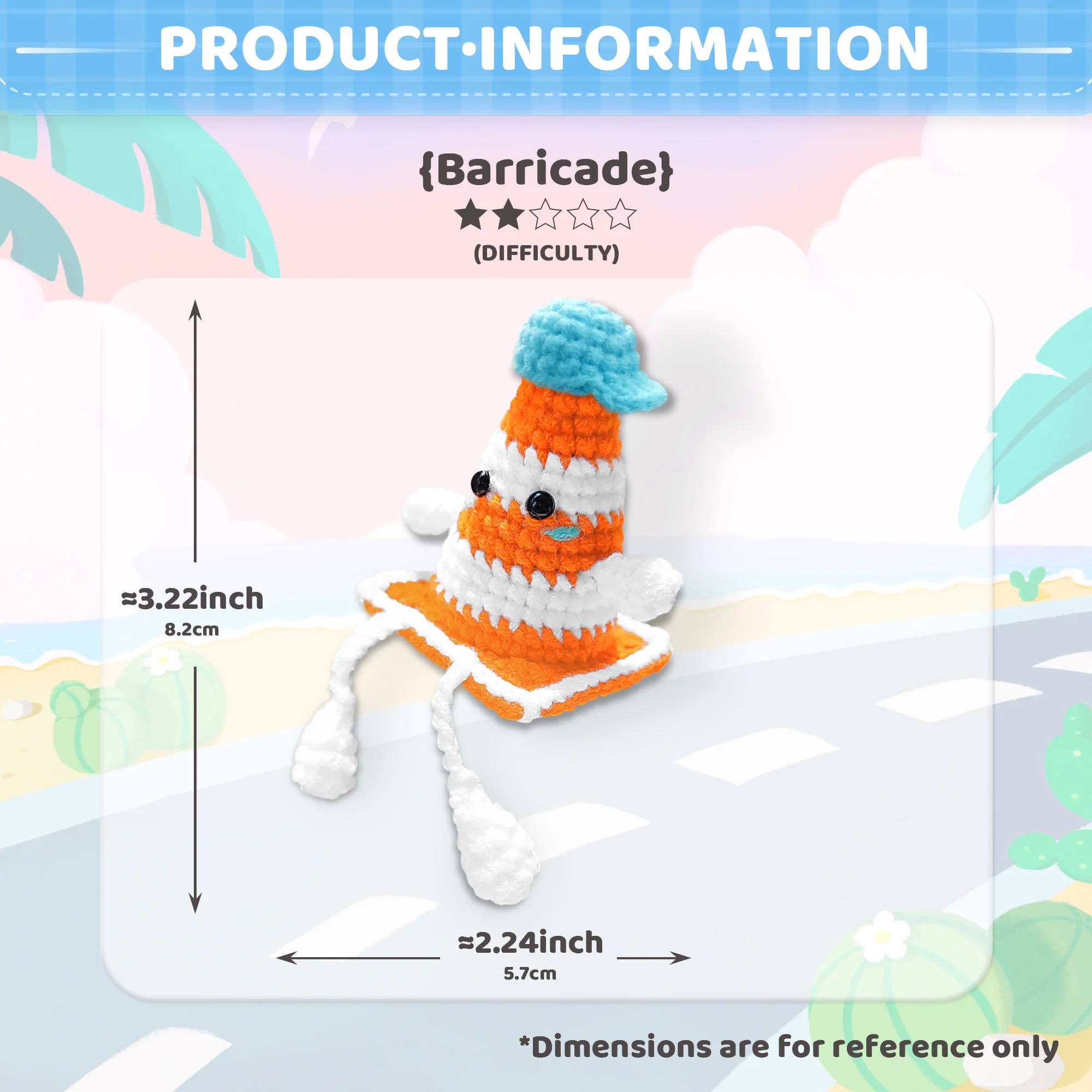 YAMAXIN 1PC Crochet Set for Beginners,Include Step-by-Step Video Tutorials(Accessories In Random Color)