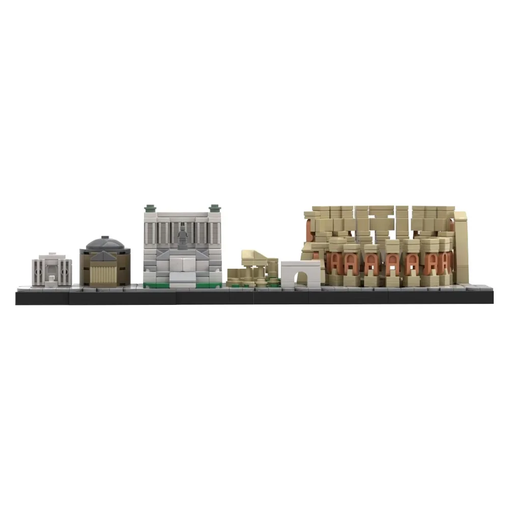 MOC Skylines Architecture Building Blocks City Moscow Model Washington Skylines Bricks Throneseds Westeros Skyline for Kids Toy