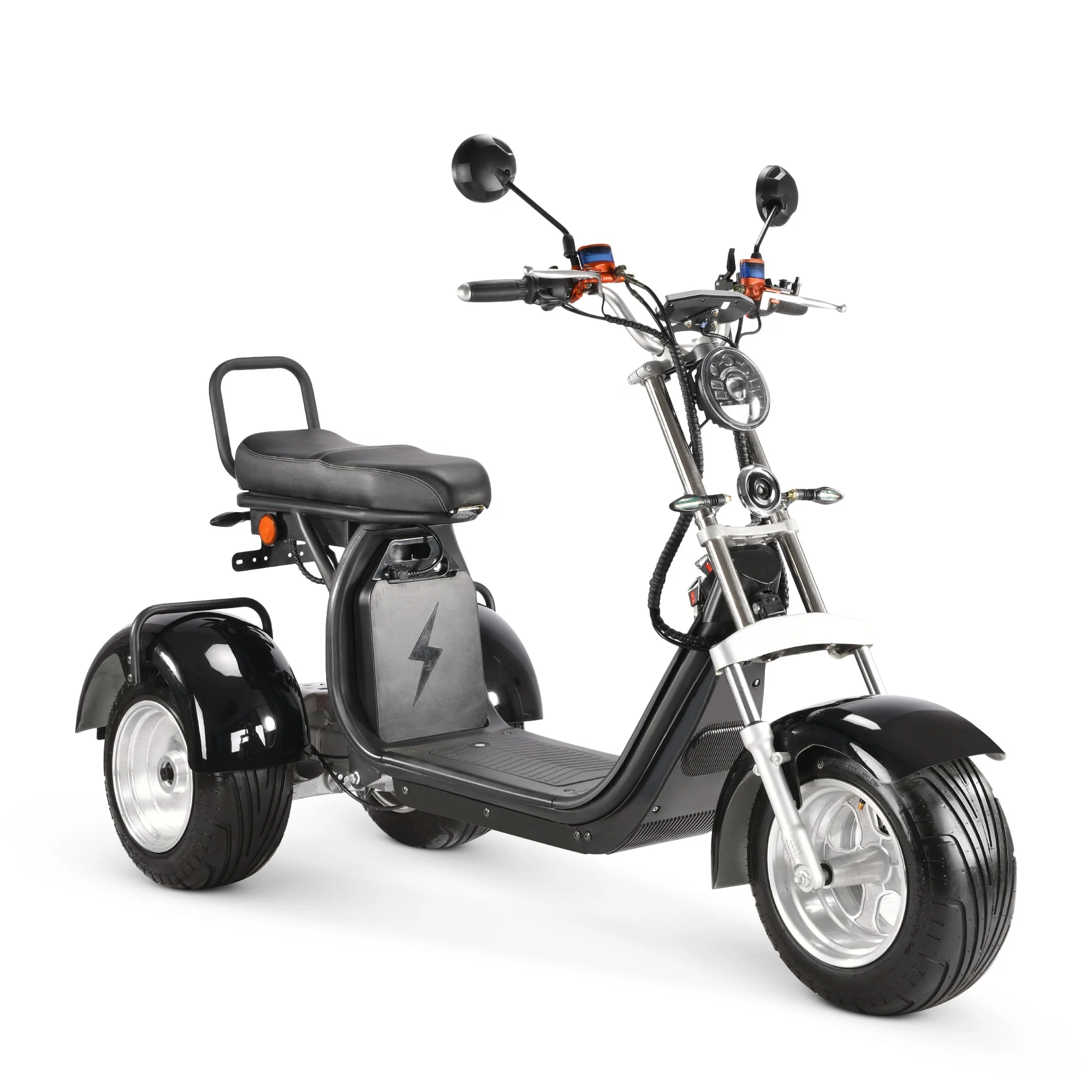 US/EU Warehouse Electric Trike High Speed Electric Tricycles 3 Wheel Electric Citycoco 4000w 60v30ah Battery Scooters