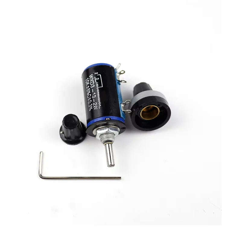 WXD3-13-2W Precision Adjustable Wire Wound Multi-turn Potentiometer Copper Core Diameter 22MM Inner Hole 4mm