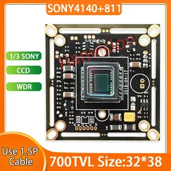 SONY CCD 4140 811 CVBS CCTV Accessories Camera Board HD 700TVL Module Surveillance Camera