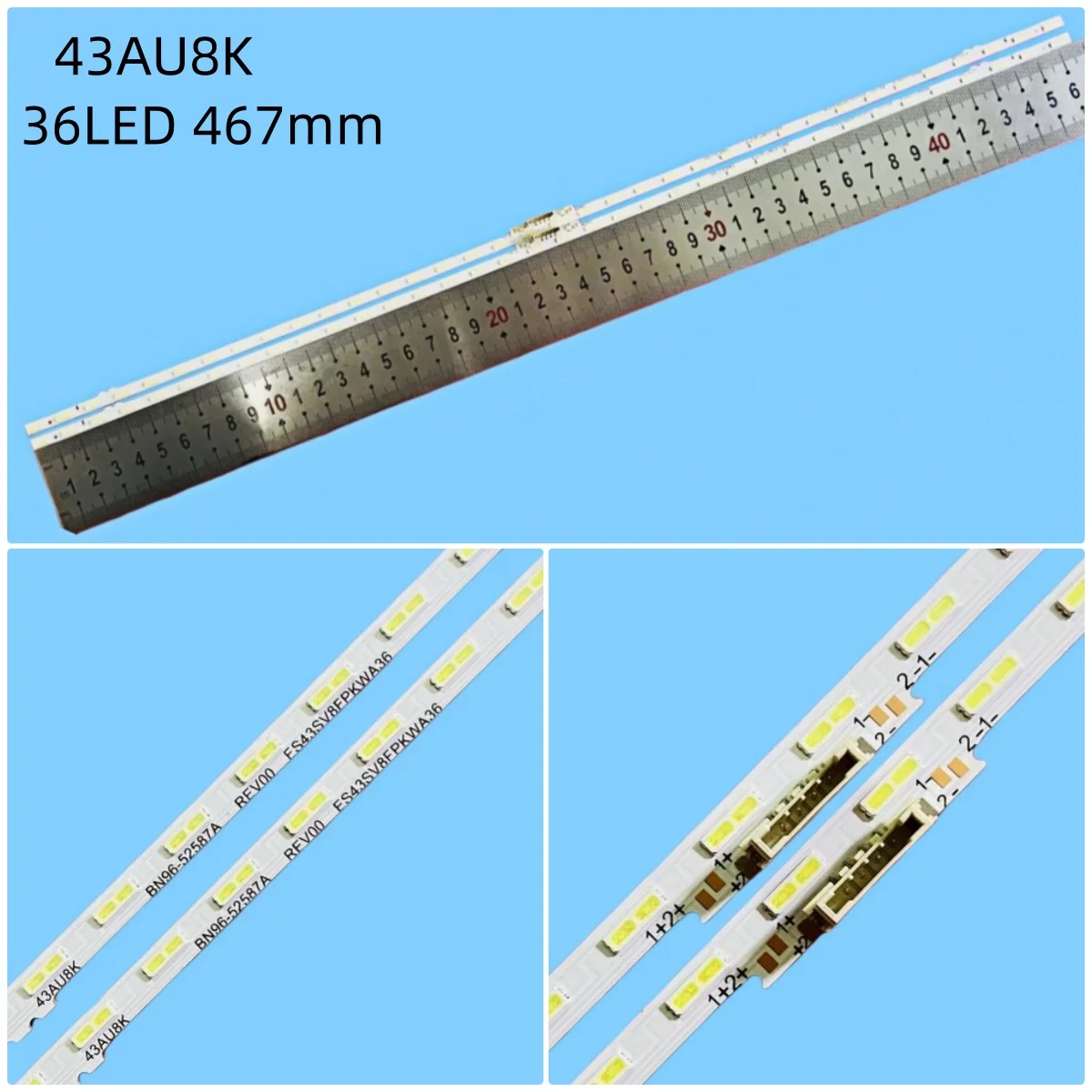 LED شريط إضاءة خلفي ل LM41-01040A S1A8-430SM0-R0 43AU8K BN96-52587A UN43AU8000 UE43AU8000 UE43AU8005K UE43AU9000 UE43AU9000K