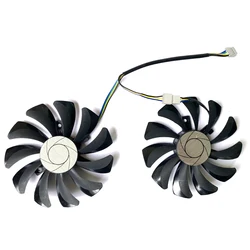 Ventilateur de refroidissement 2 pièces P106 GTX 1060 GPU VGA refroidisseur Pour gelée GeForce GTX1060 GTX-1060-6GT-OC INNO3D GTX 1060 6GB vidéo fouling carte