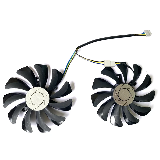 Wentylator chłodzący 2szt P106 GTX 1060 GPU VGA cooler do MSI GeForce GTX1060 GTX-1060-6GT-OC INNO3D GTX 1060 6GB karta graficzna wideo
