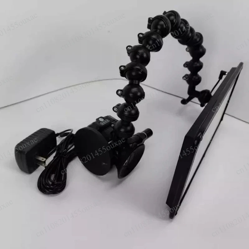 Adjustable Dent Repair Light Board, 6 Lights LED Strip Lamp, Professional Paintless Dent Repair Accessory with Support Tube