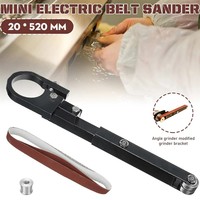 Air Belt Sander Attachment Sander Sanding Belt Adapter Pipe Belt Sander Modified Sand Belt Machine Electric Belt Grinder 80 Grit