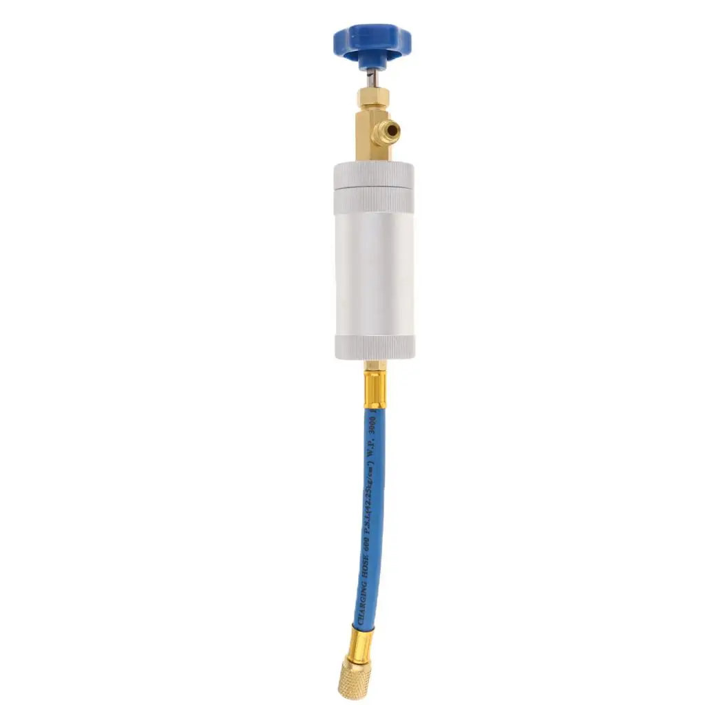 

R134A R12 R22 Oil Filling Pipe Air Conditioner Additive Tool for Car AC Refrigeration System Repair