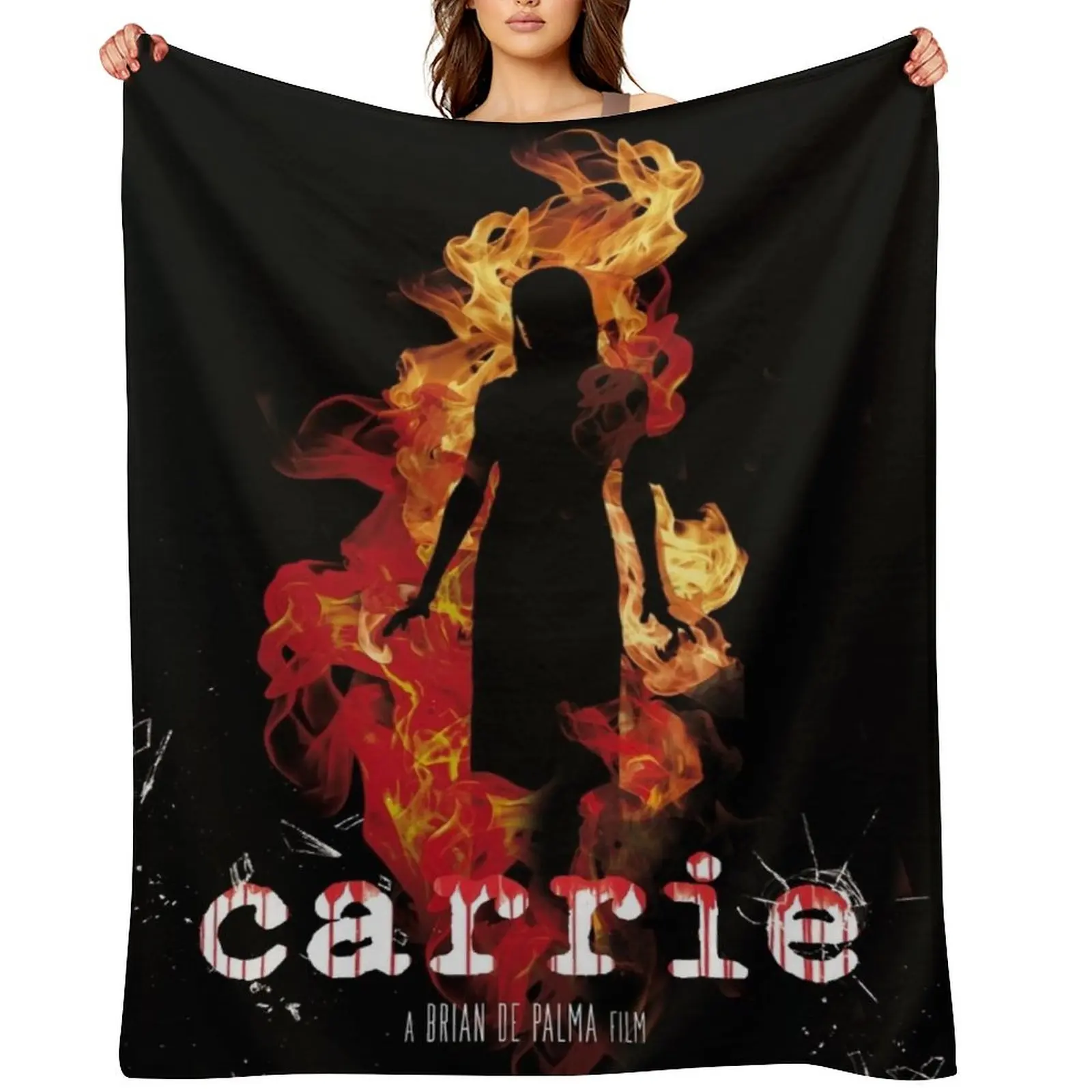 Carrie Throw Blanket Decorative Sofa Soft christmas gifts Camping blankets and throws Thins Blankets