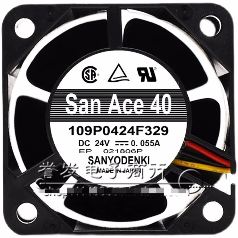

A+for 1 pcs 109P0424F329 DC24V 0.055A axial flow fan cooling fan