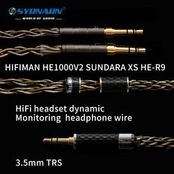 SYRNARN 6N Single Crystal Copper HIFIMAN ANANDA Deva pro SUNDARA HE1000V2 6SE R9 Edition XS Balance Upgrade Headphone Cable