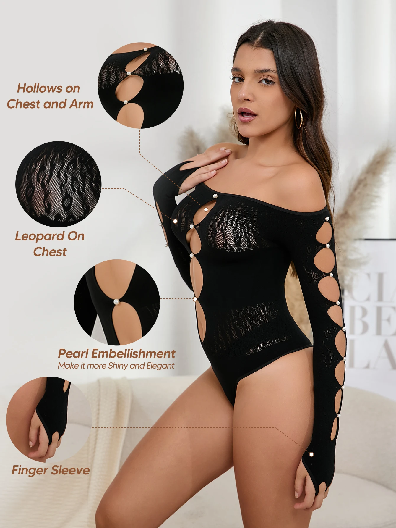 Sexy Club-Outfits für Frauen, einteiliges Mini-Bodycon-Dessous, Netzkleid, Clubwear, Rave-Party, Ausgehen