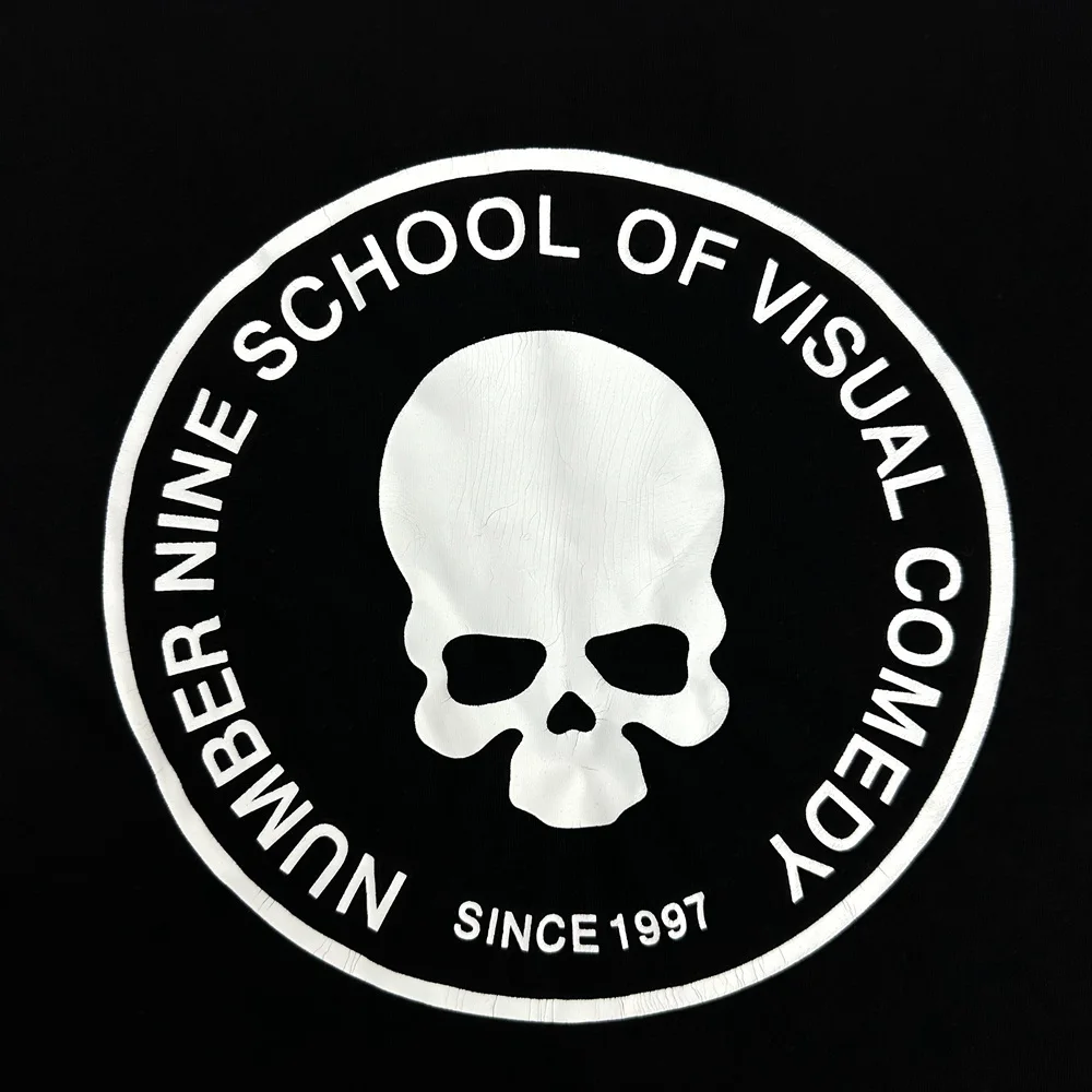 New 2023 Men Number Nine N9 Classic Skull Head T Shirts T-Shirt