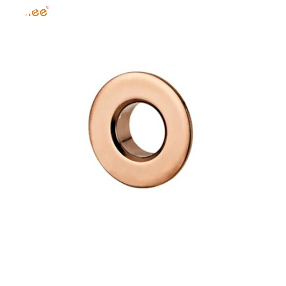 

Sanitary Lavatory Basin Overflow Ring Rose Gold Ceramic Hole Overflow Ring Decorative Brass Ring Cover