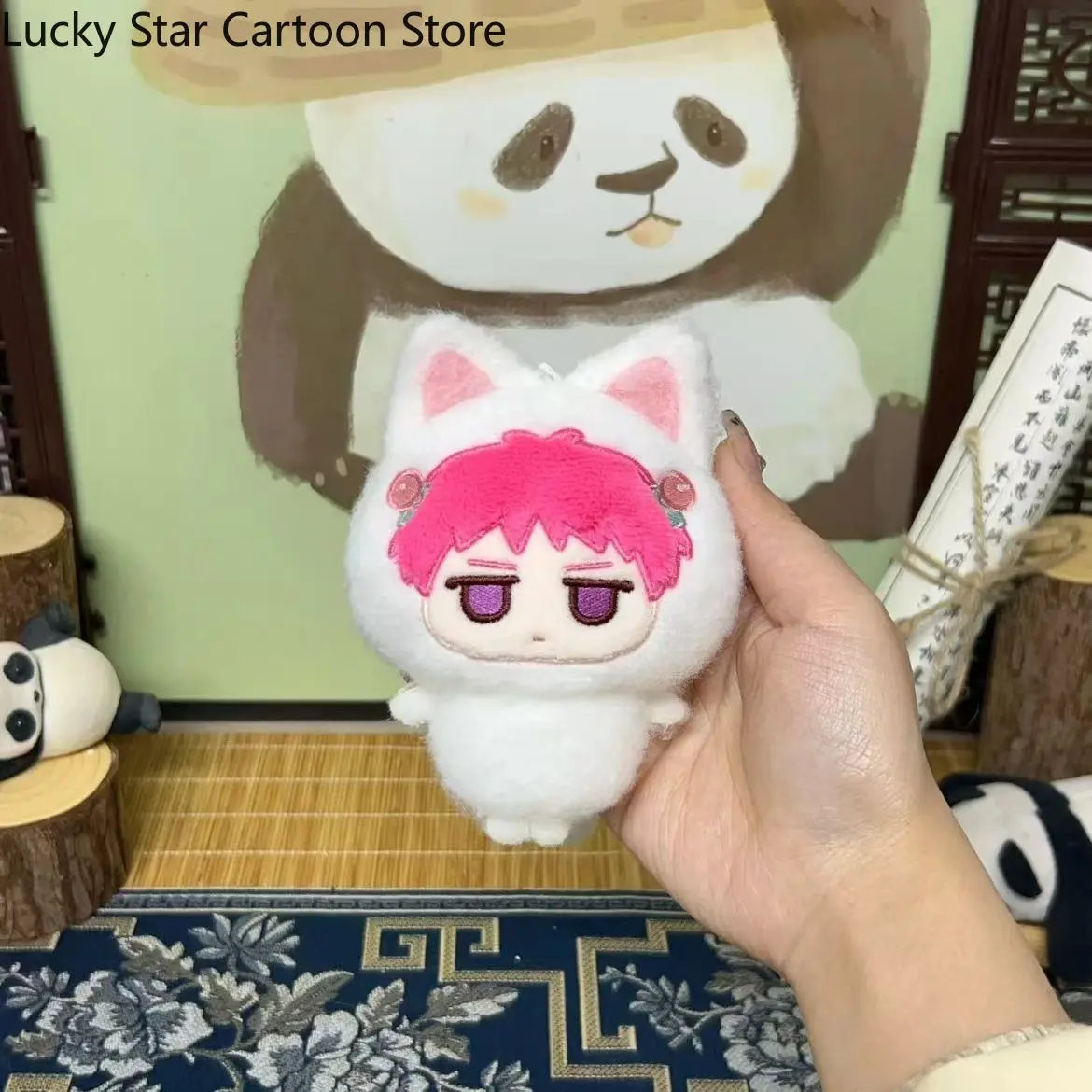 Anime Saiki Kusuo lindo y guapo niños Cosplay estampado estrella de mar cuerpo colgante Dango mascota regalo 10cm Halloween regalo de cumpleaños