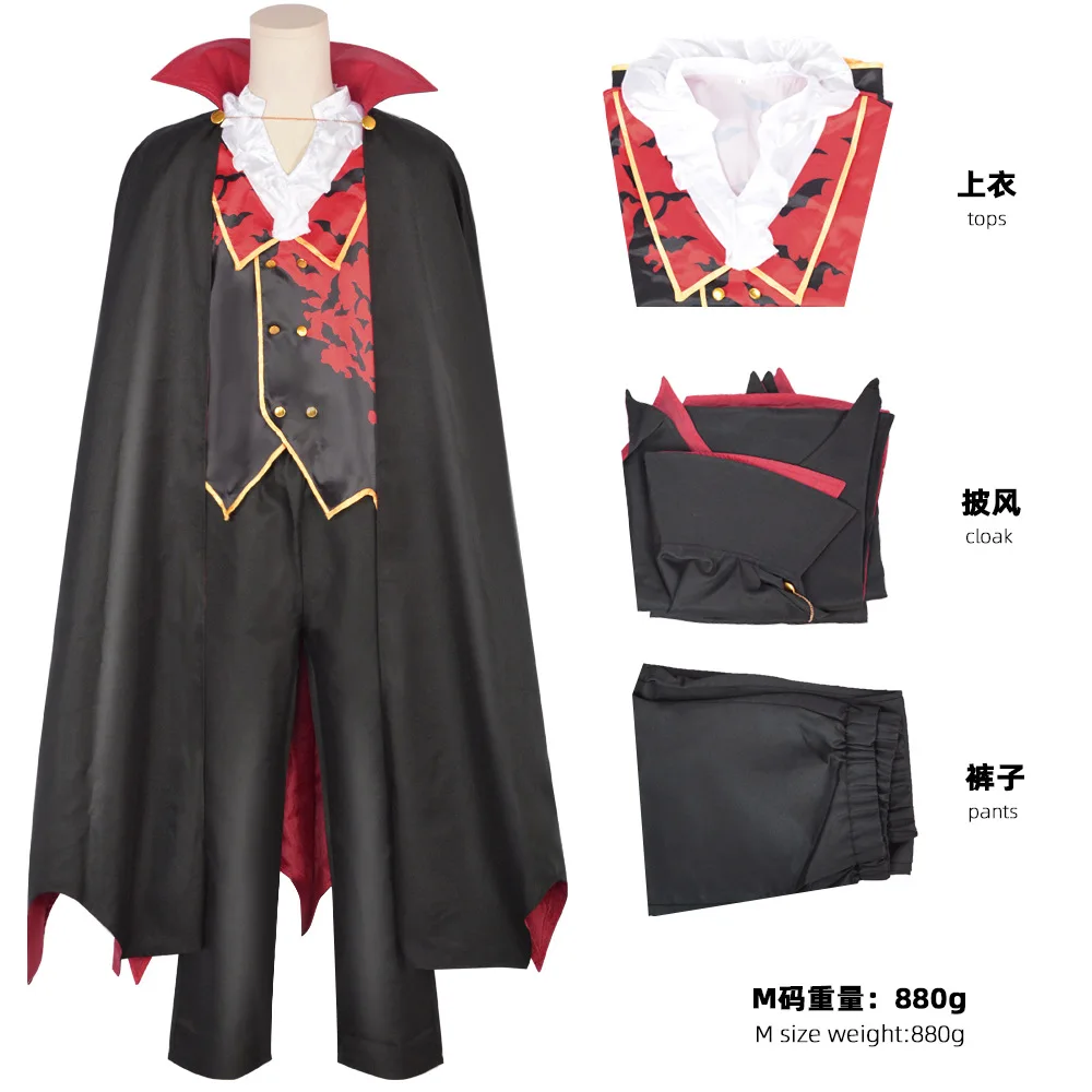 

Adult handsome Vampire Suit Halloween Cosplay Party cool Bloodsucker Costumes for Men halloween costumes for men