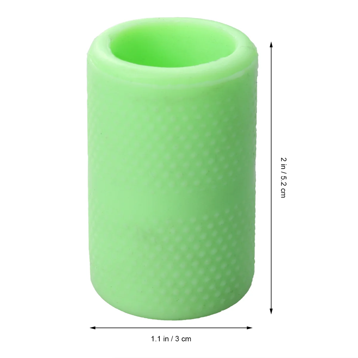 Copertura per impugnatura in silicone Accessorio per impugnatura per macchina in silicone per uso alimentare premium Custodia verde antiscivolo per assorbimento degli urti per penna