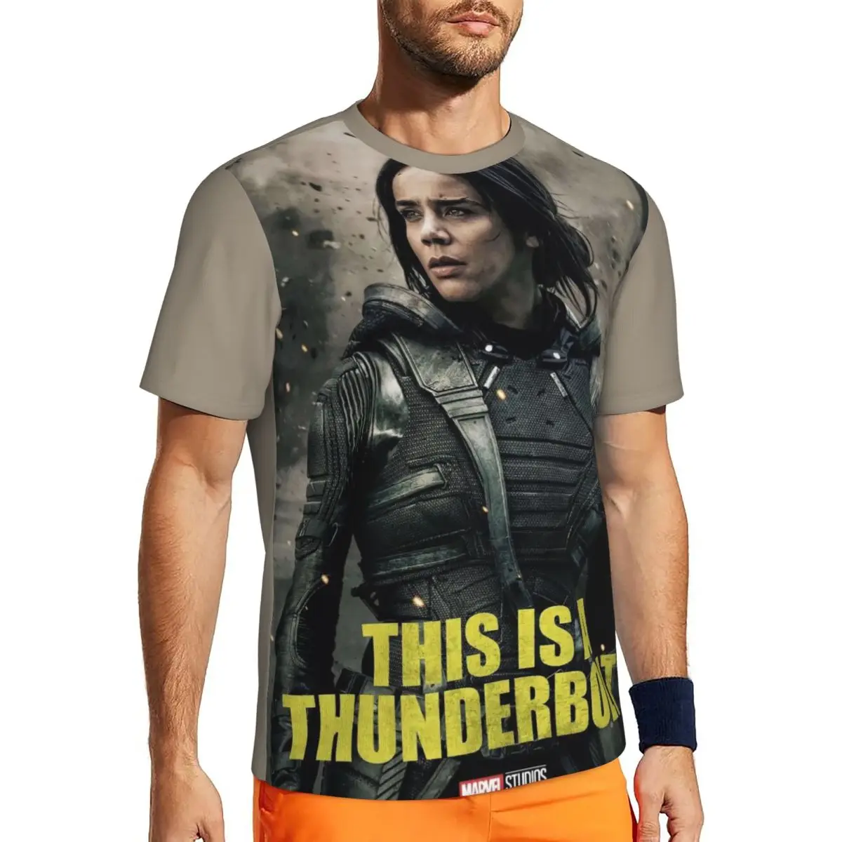 Camiseta Thunderbolts John Morley, camisetas populares para gimnasio, camiseta de manga corta de secado rápido, camisetas Retro de talla grande Y2K de verano
